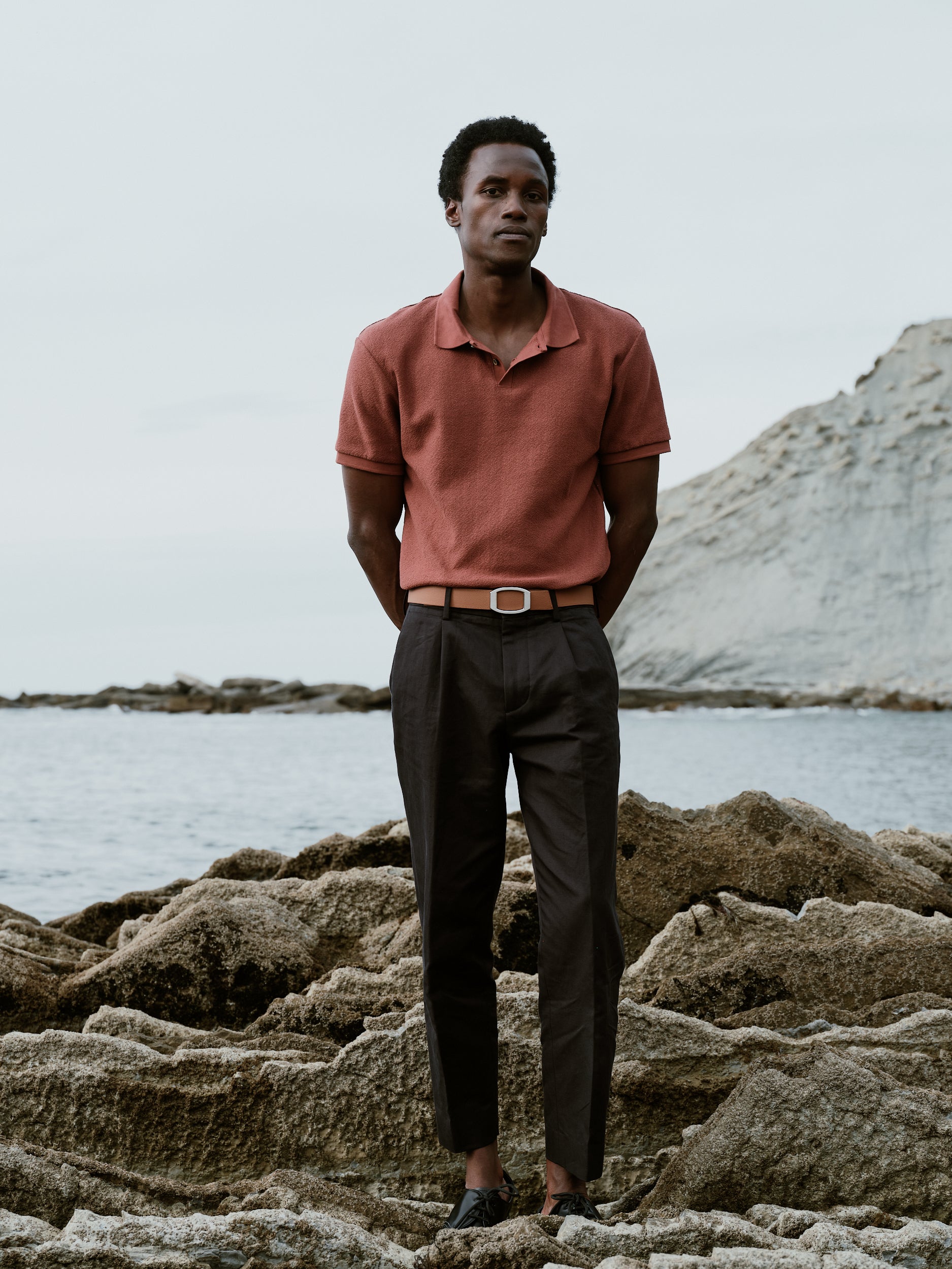 Ceinture homme en cuir gold Concorde palladium 32 mm réversible