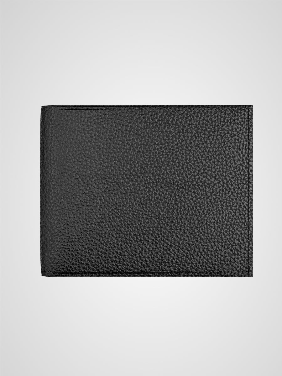 Portefeuille Monceau en cuir noir