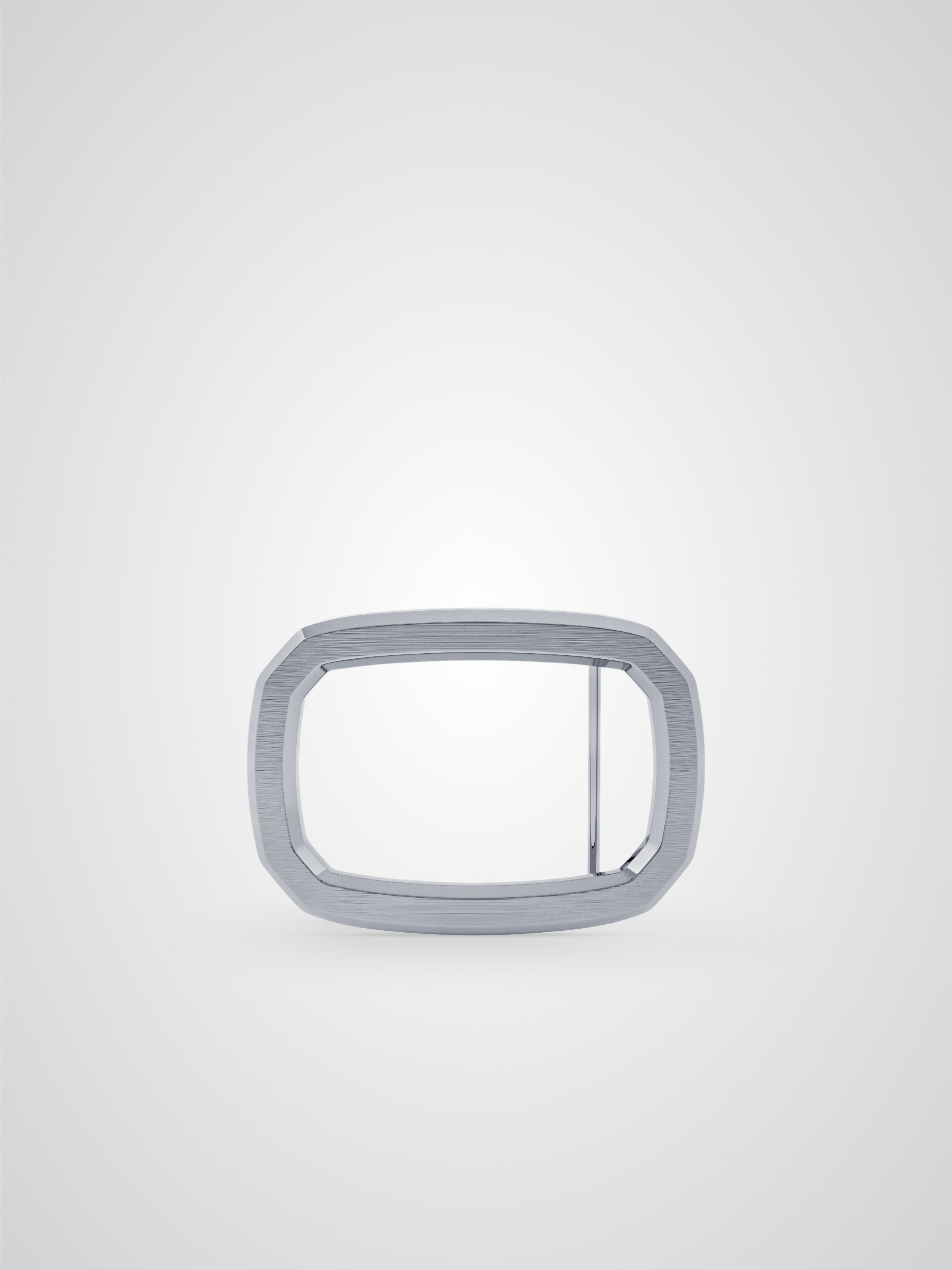 Boucle de ceinture Panthéon brossée palladiée 32 mm