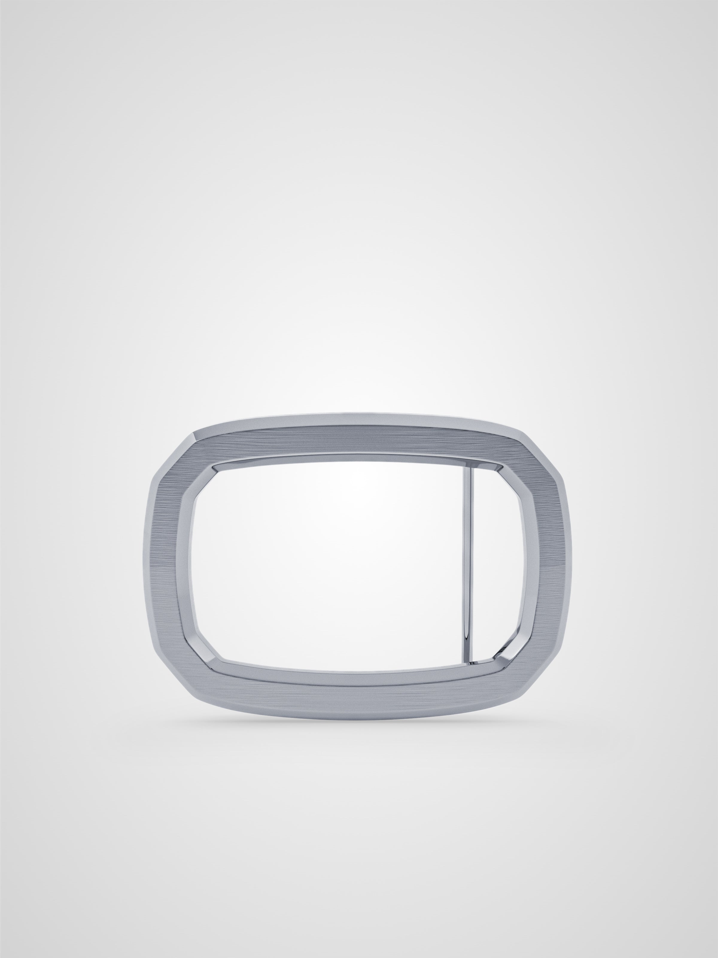 Boucle de ceinture Panthéon brossée palladiée 38 mm