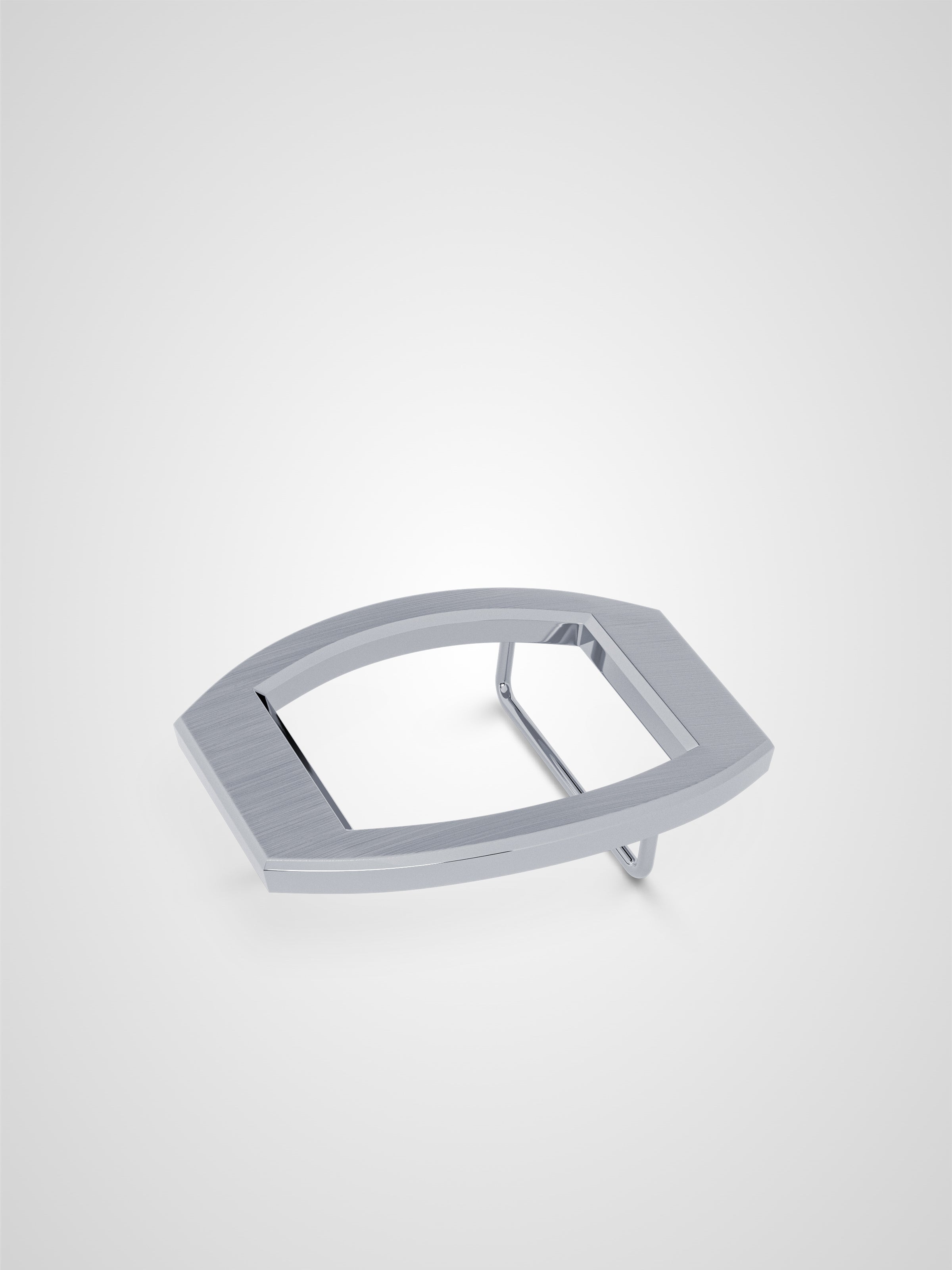 Boucle de ceinture Concorde brossée palladiée 38 mm