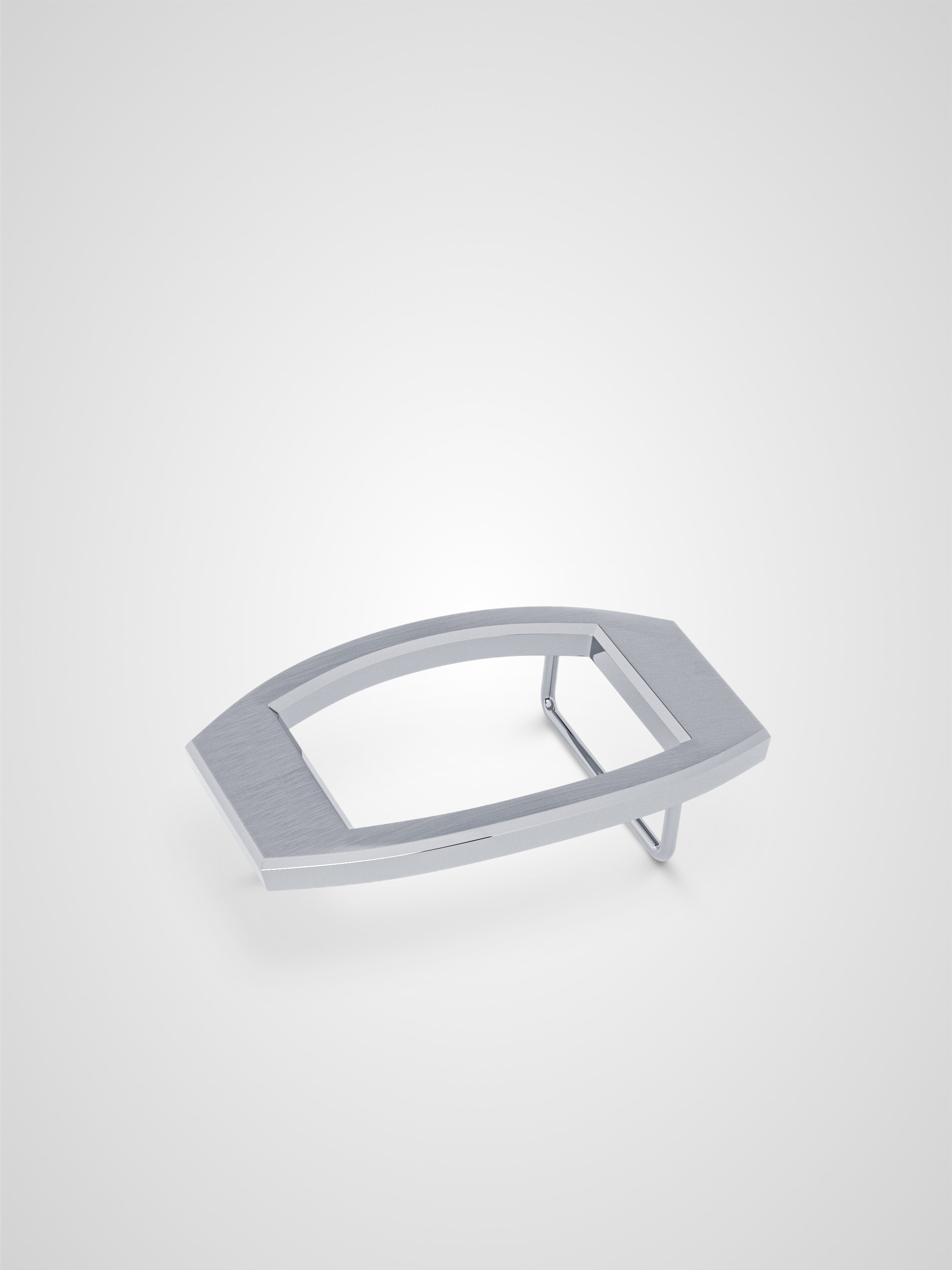 Boucle de ceinture Concorde brossée palladiée 32 mm