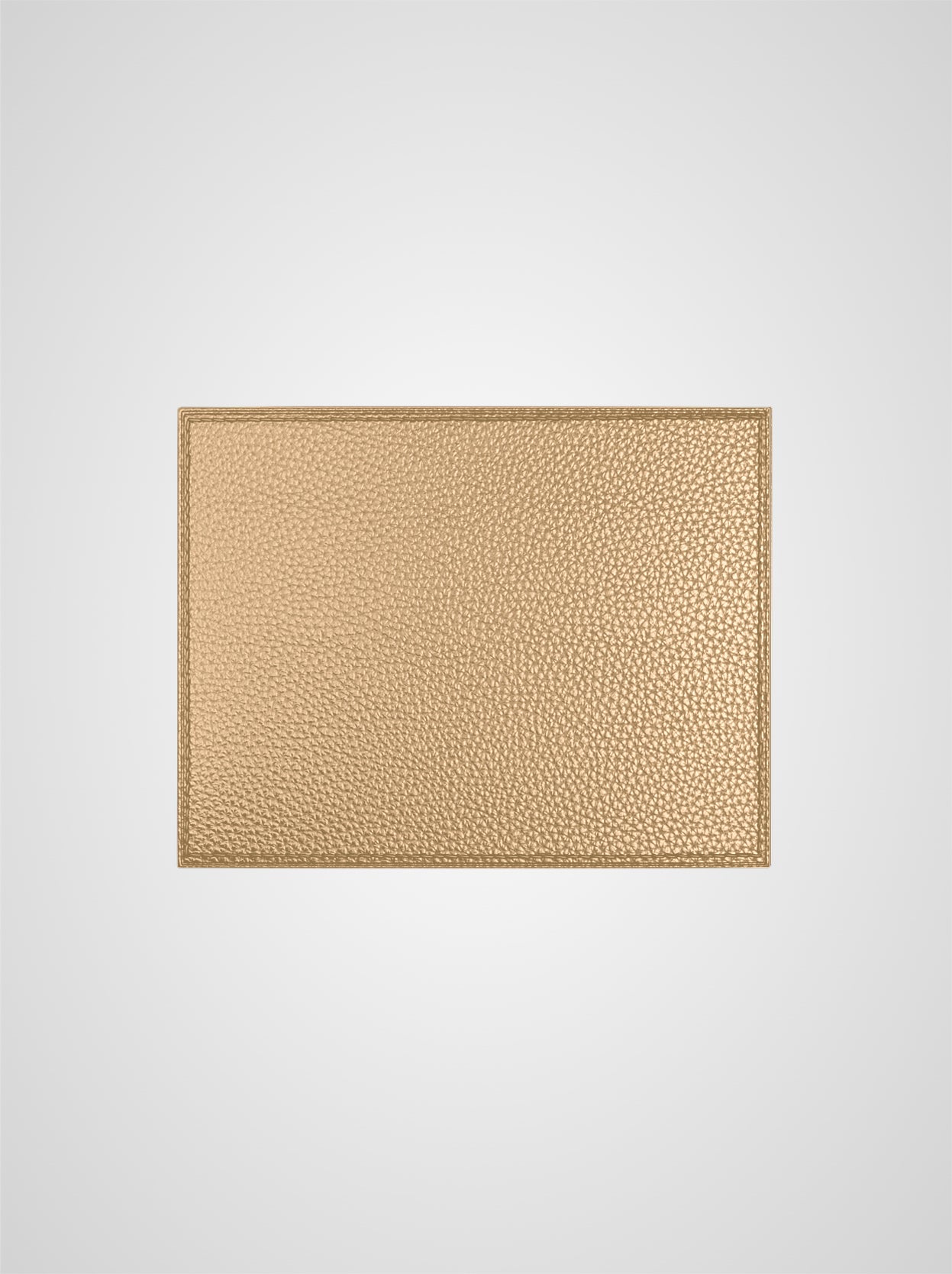 Porte-cartes Sulpice en cuir beige