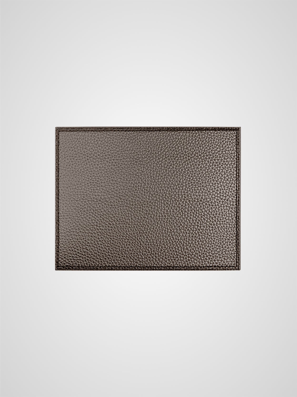 Porte-cartes Sulpice en cuir gris