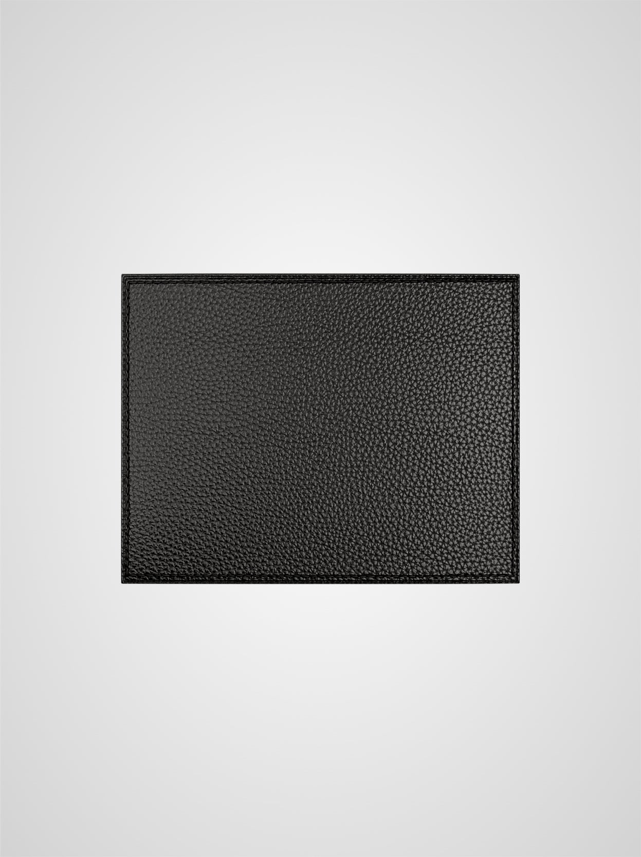 Porte-cartes Sulpice en cuir noir